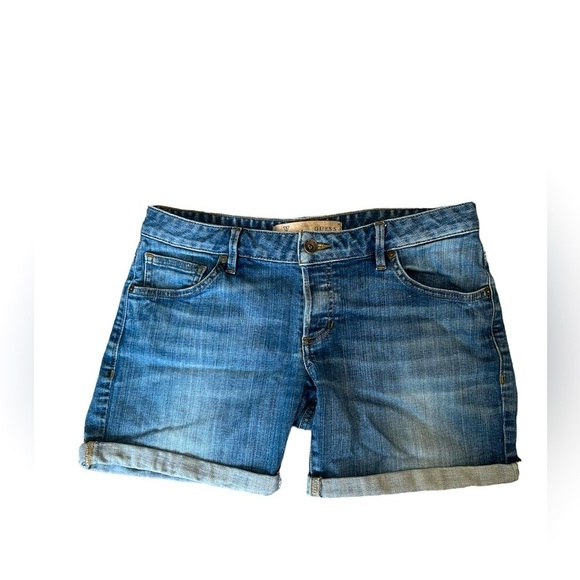 GUESS women’s button fly denim shorts size 26 - Picture 1 of 10